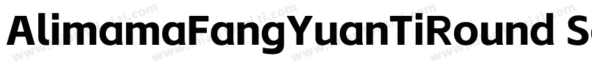 AlimamaFangYuanTiRound SemiBold字体转换